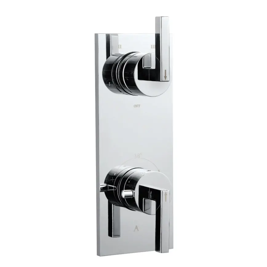 Artize Linea Thermostatic shower valve with 5-way outlets