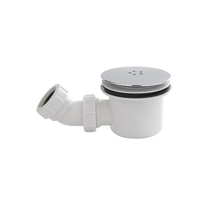 90mm Chrome Fast Flow Shower Try Waste