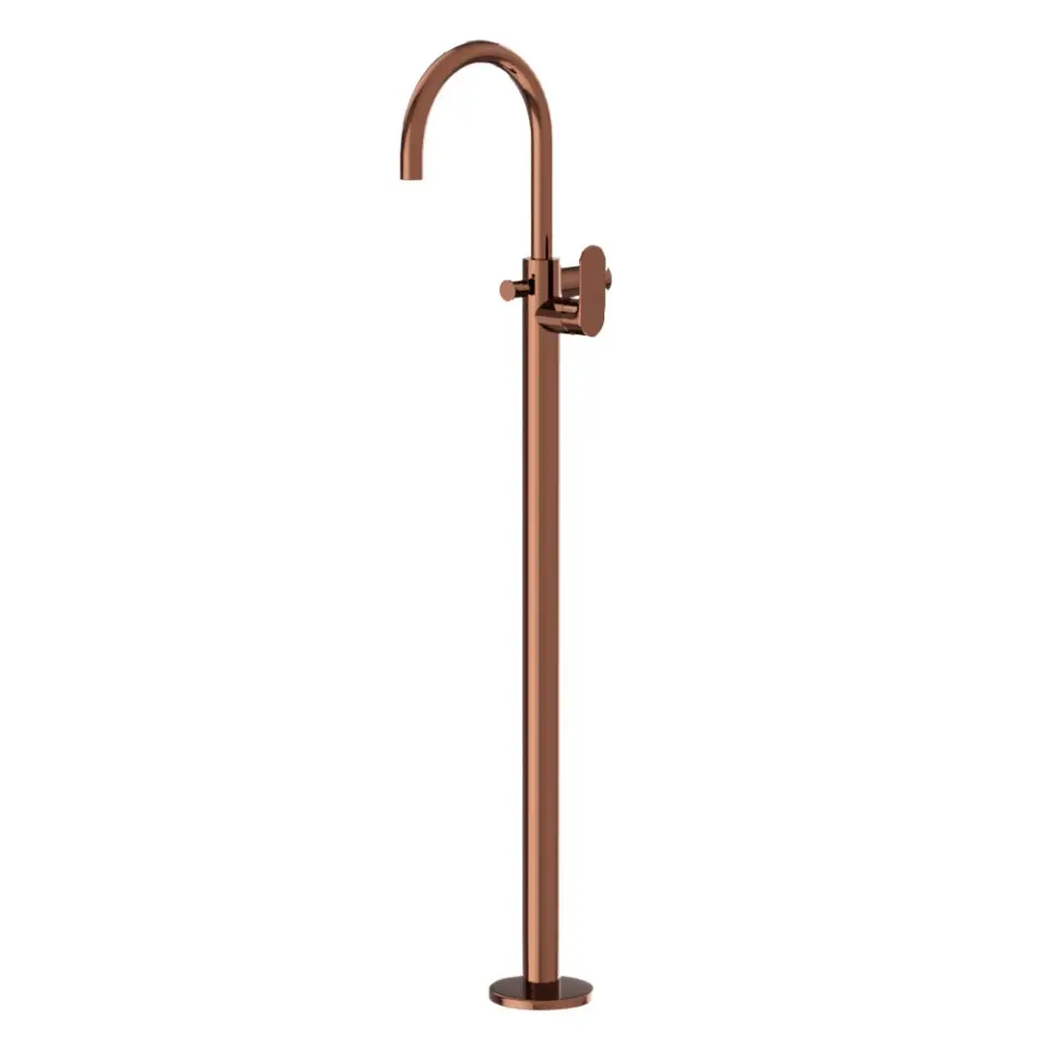 Jaquar Opal Blush Gold PVD Prime Floor-Mounted Single Lever Bath Mixer