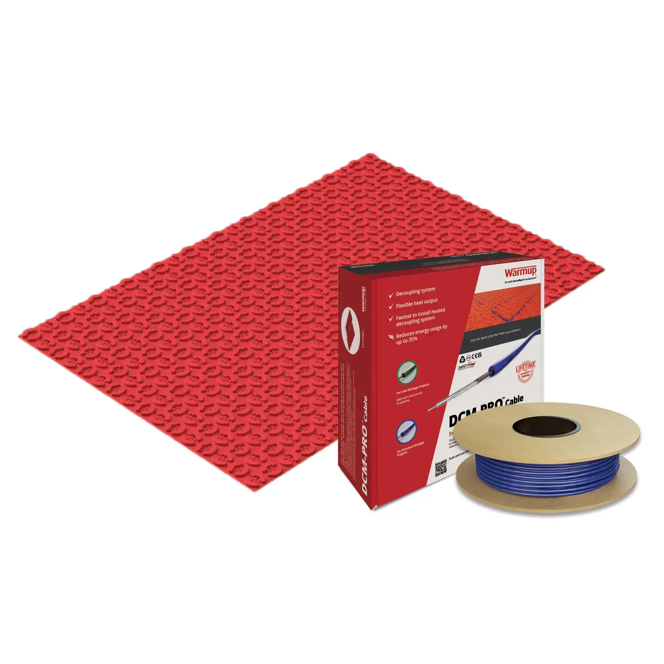 Warmup DCM-PRO Underfloor Heating Cable cover 150W/1m² 10.9m Length