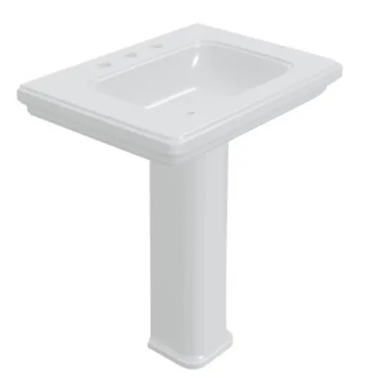 Artize VIC Pedestal Basins with 3 tap hole 700x510mm