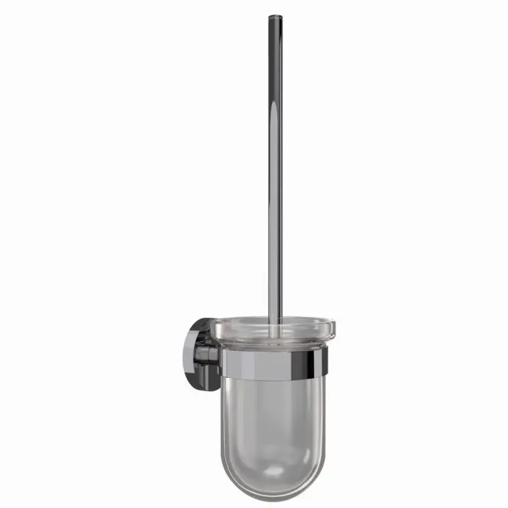 Jaquar Black Chrome Toilet Brush With Holder