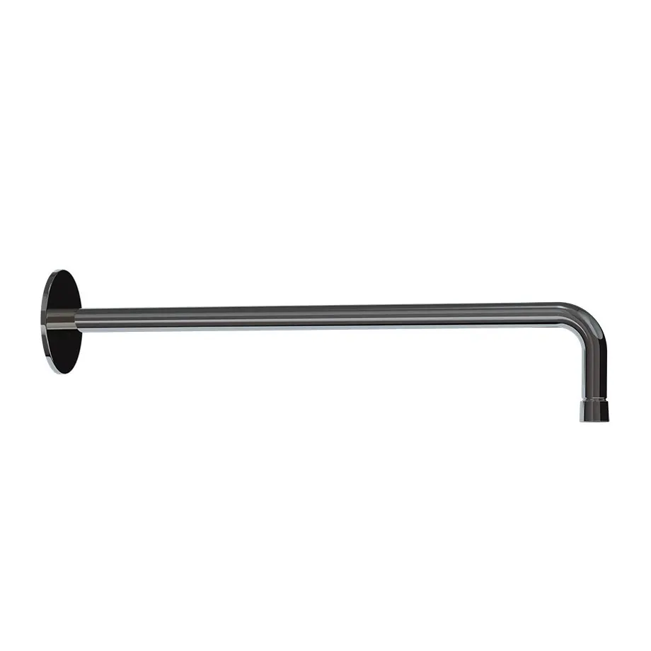 Jaquar Black Chrome Round Shower Arm Wall Mounted Shower With Flange