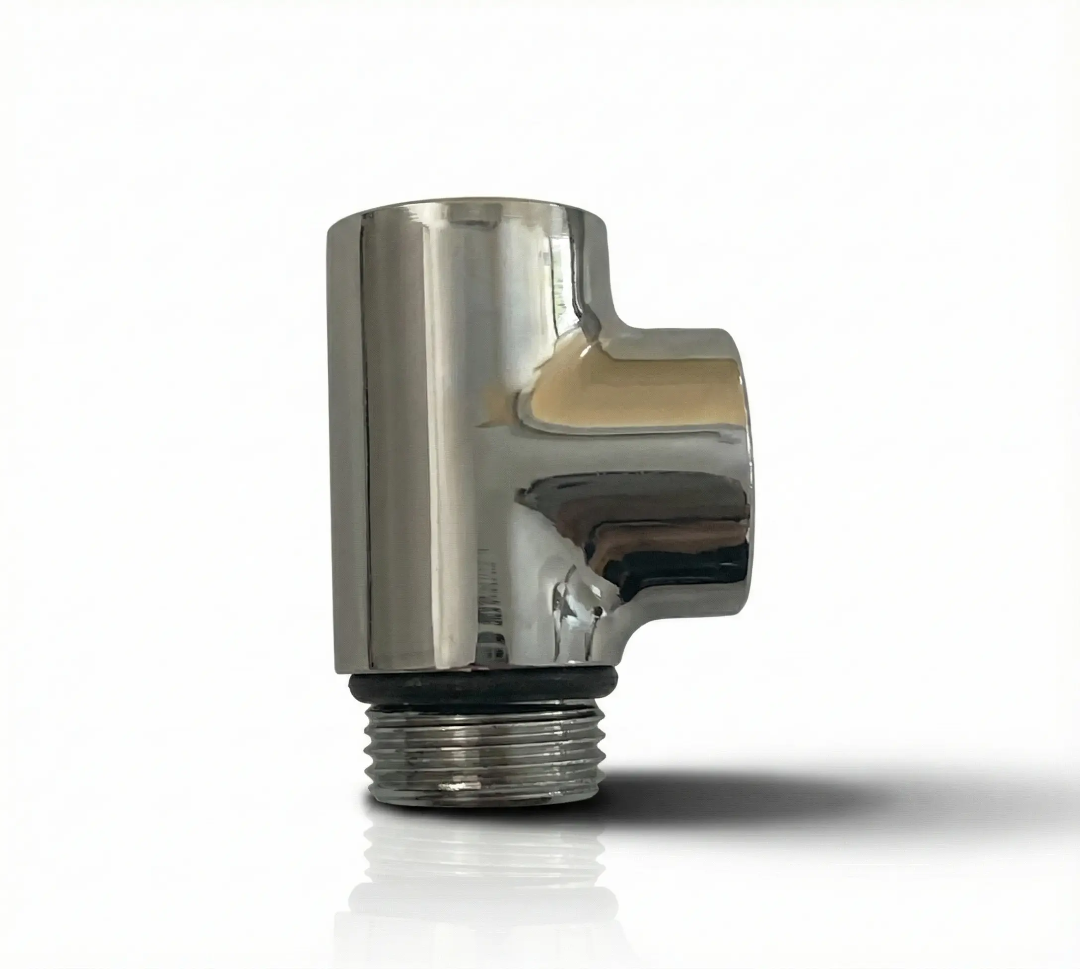 Universal Brushed Nickel Radiator Valve Connector Joint Fitting