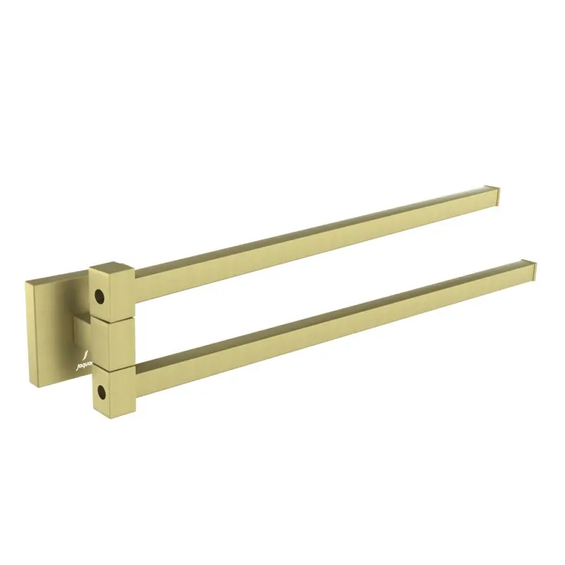 Jaquar Brass Matt Kubix Prime Swivel Towel Holder Twin Image 0