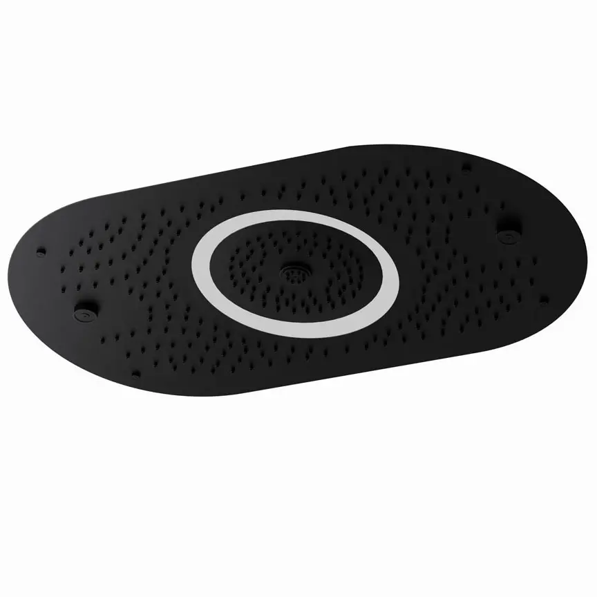 Artize Black Matt Rainjoy Plus + Shower 704X434mm AISI 304 stainless steel with RGB LED lights remote control