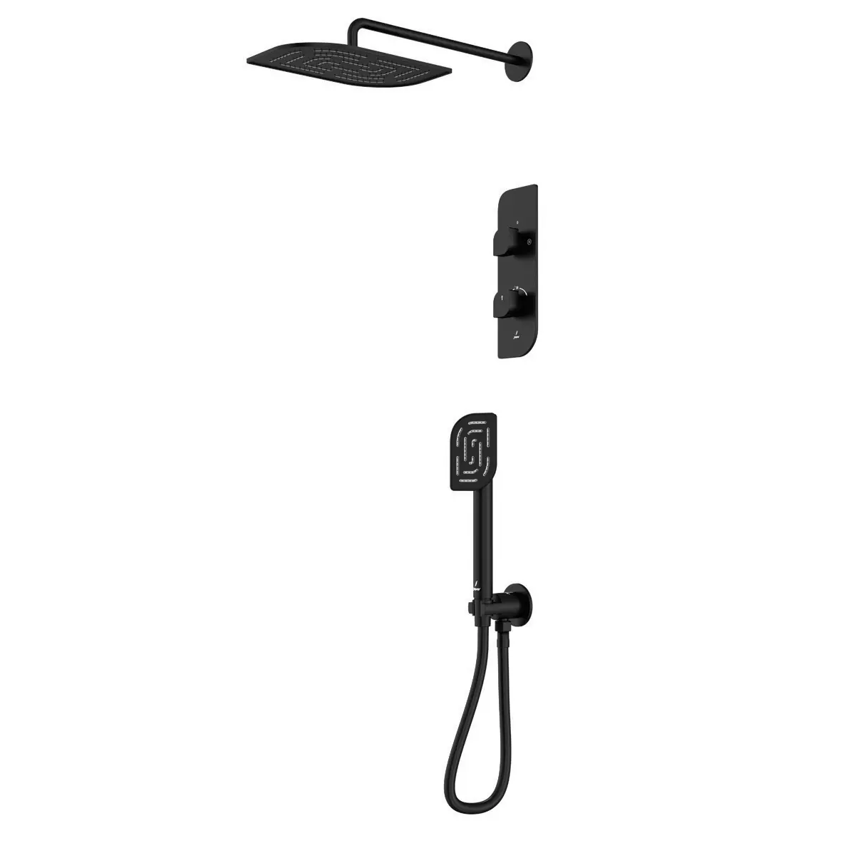 Jaquar Alive Black Matt Combo of Aquamax  Thermostatic Shower mixer Image 0