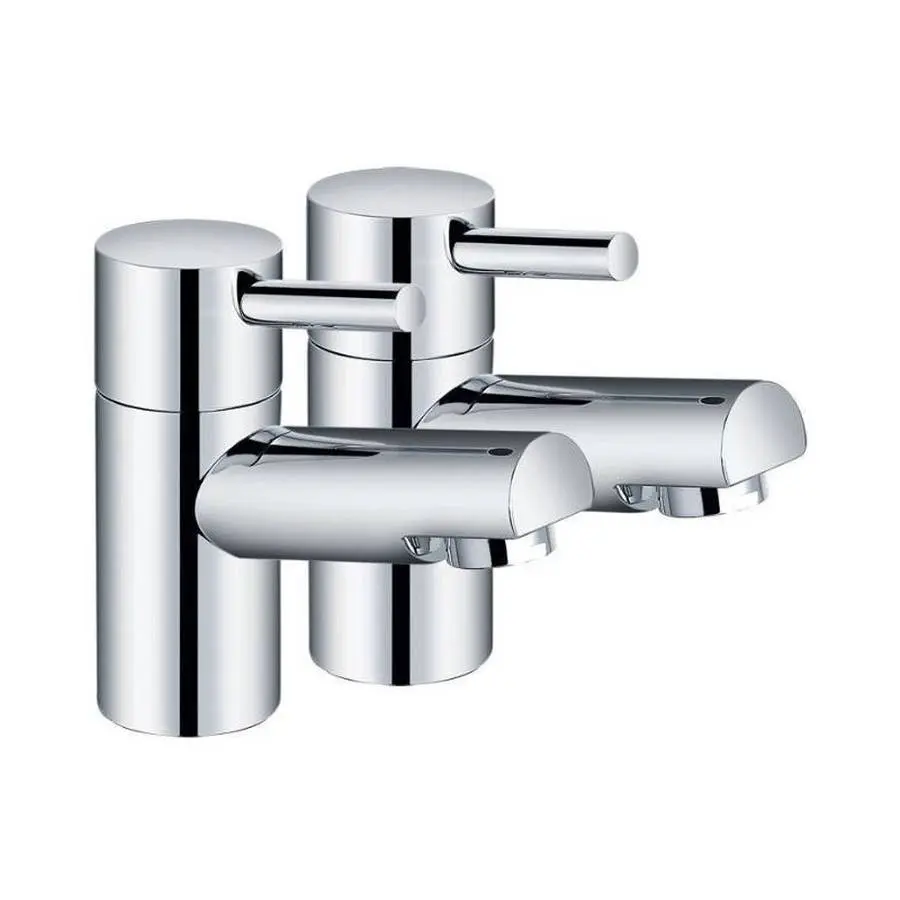 Plan Chrome Pair Basin Pillar Taps Tap