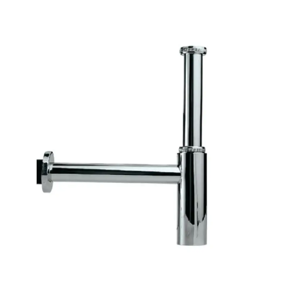 Jaquar Allied Bottle Trap with 250mm & 190 mm Long Wall Connection Pipes & Wall Flange Chrome