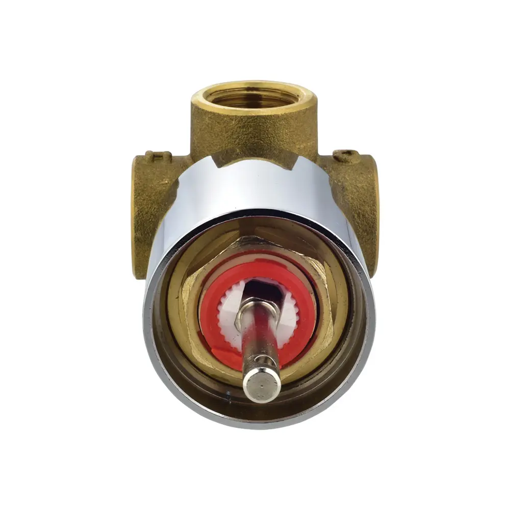 In-wall Body of Single Lever Manual Shower Valve Chrome