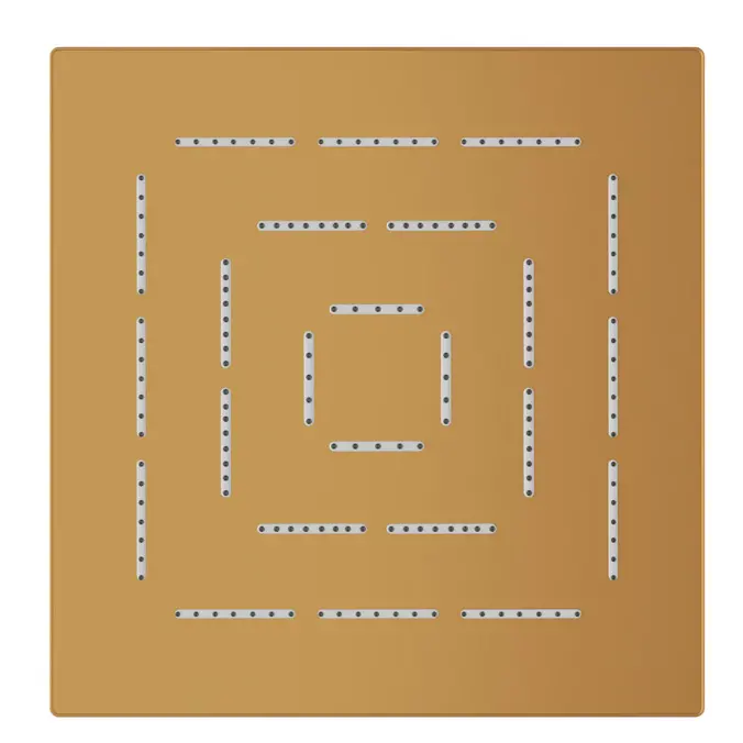 Jaquar Gold Matt PVD Kubix Prime Maze Single Function (240X240mm) Image 0