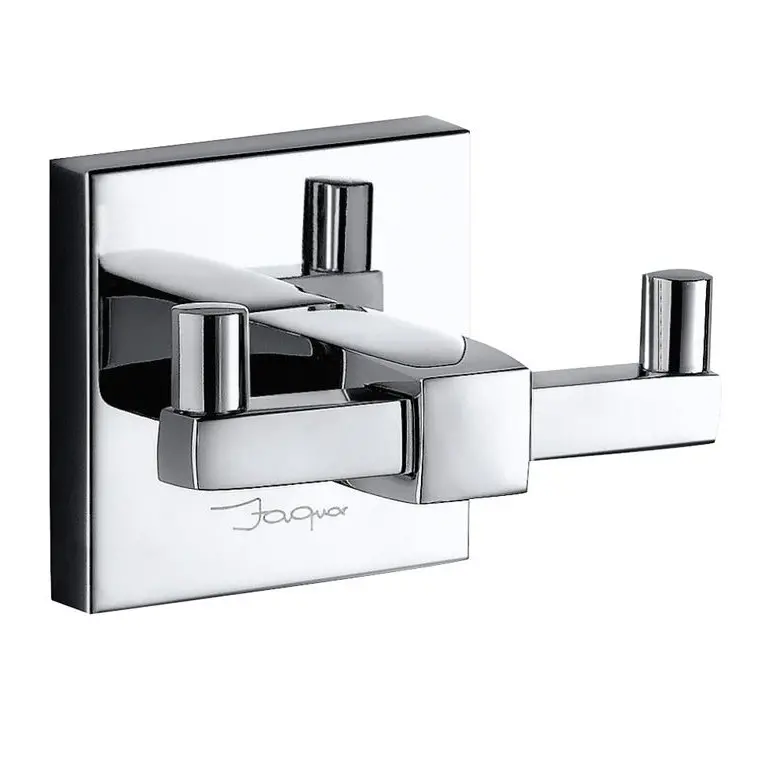 Jaquar Chrome Kubix Prime Double Robe Hook