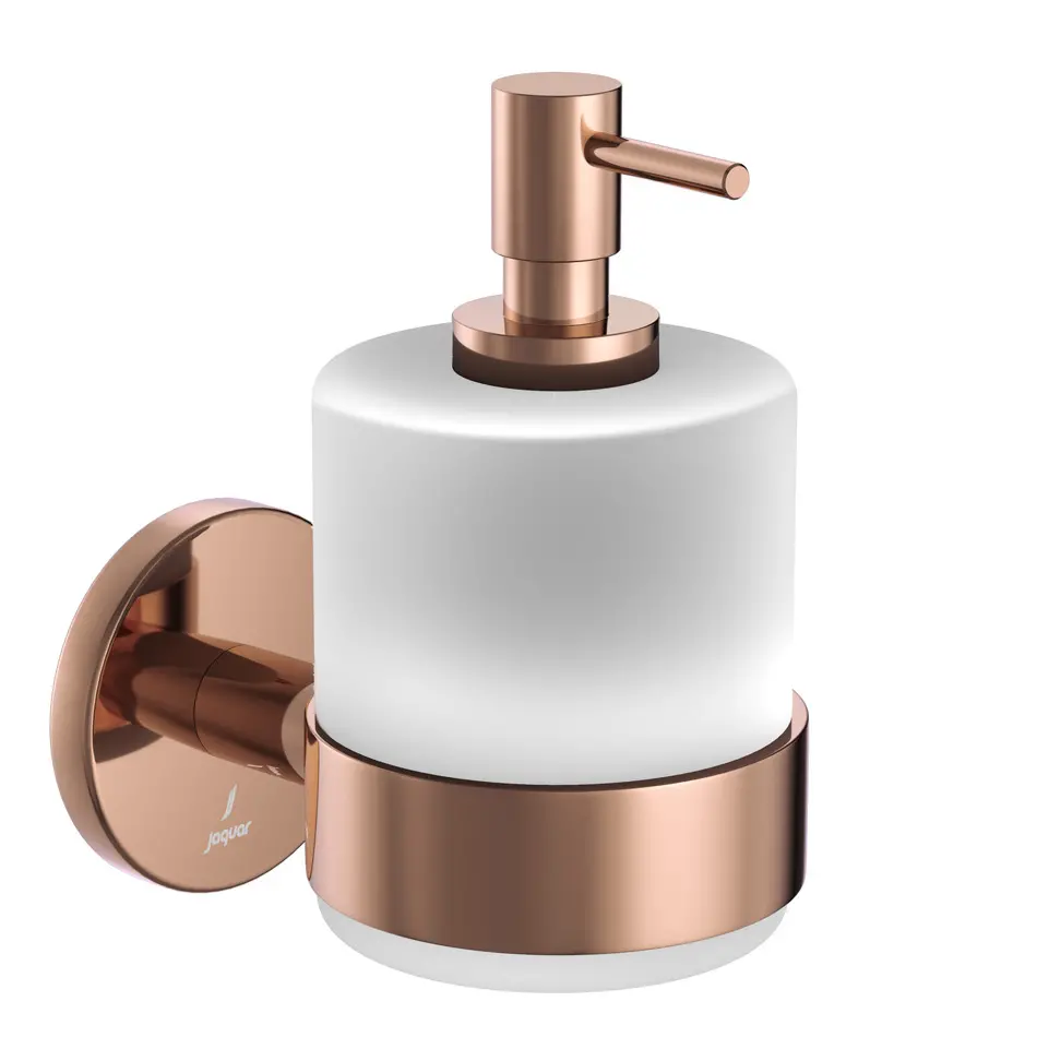 Jaquar Blush Gold PVD Soap Dispenser With Glass Bottle