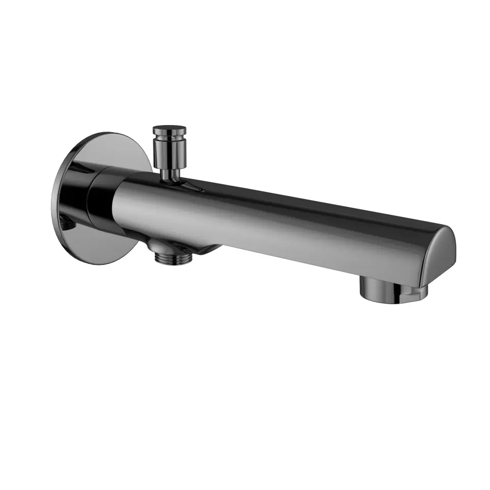 Jaquar Florentine Black Chrome Prime Bath Spout with Diverter 15mm inlet