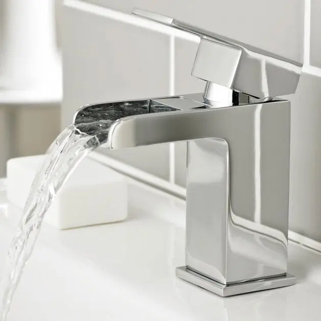 Phase Chrome Mono Basin Mixer Tap With Click Waste