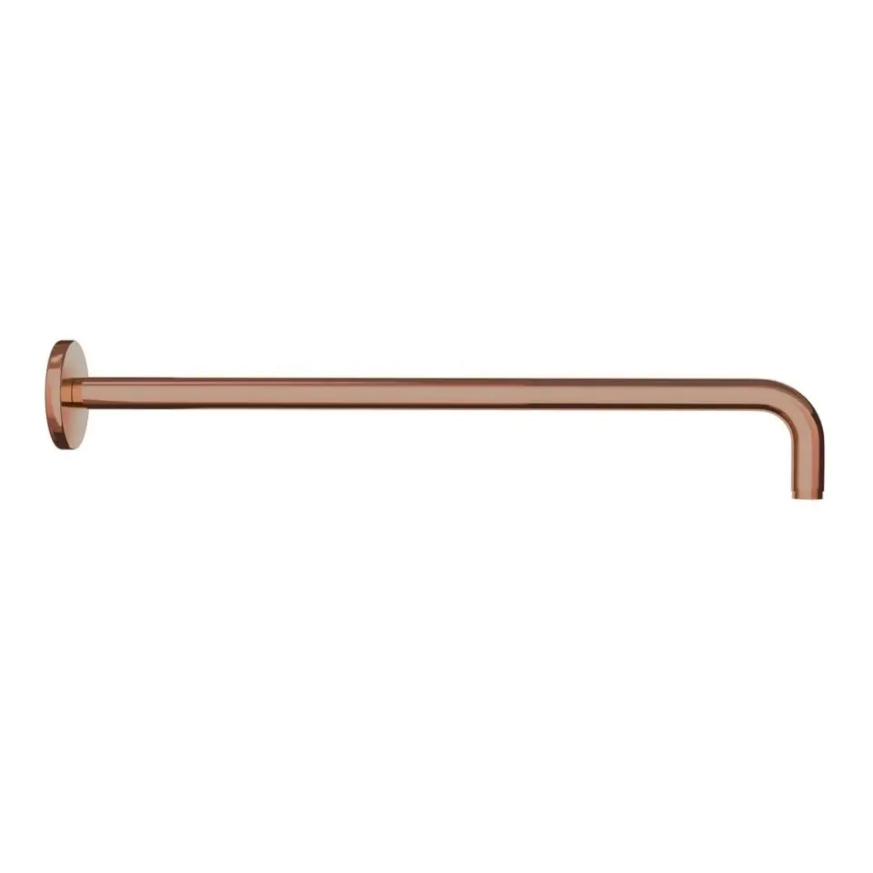 Jaquar Blush Gold PVD Round Shower Arm Wall Mounted Shower With Flange