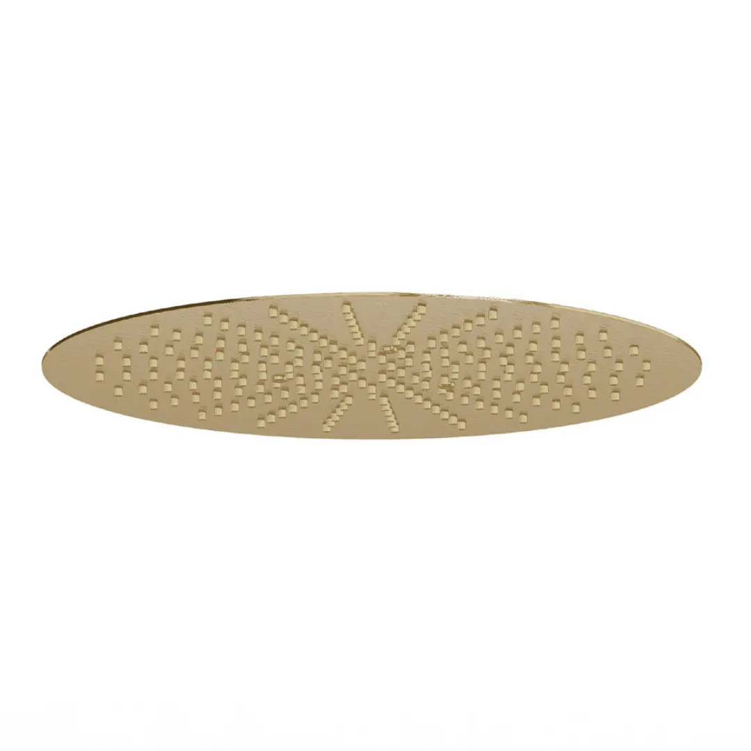 400mm Ceiling Mounted Overhead Shower Brushed Gold