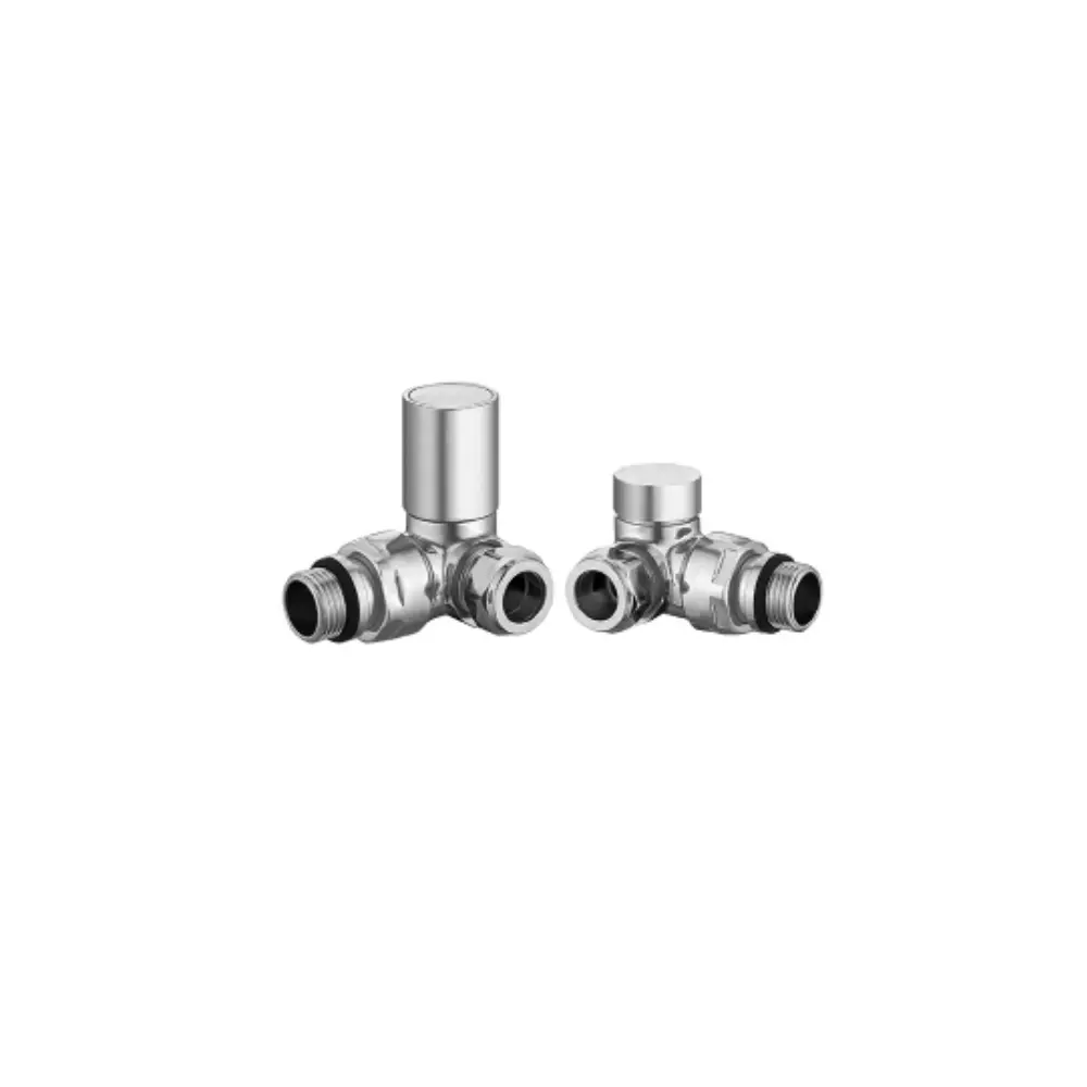 Chrome Corner Manual Radiator Valves