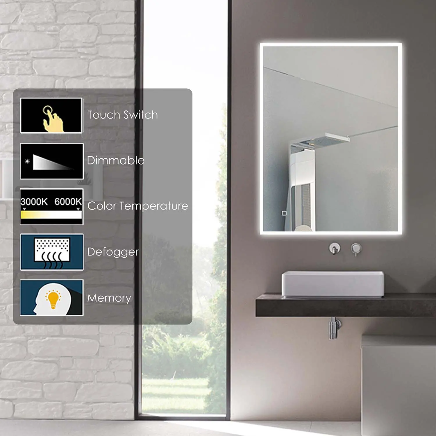 Neon Led Mirror 700