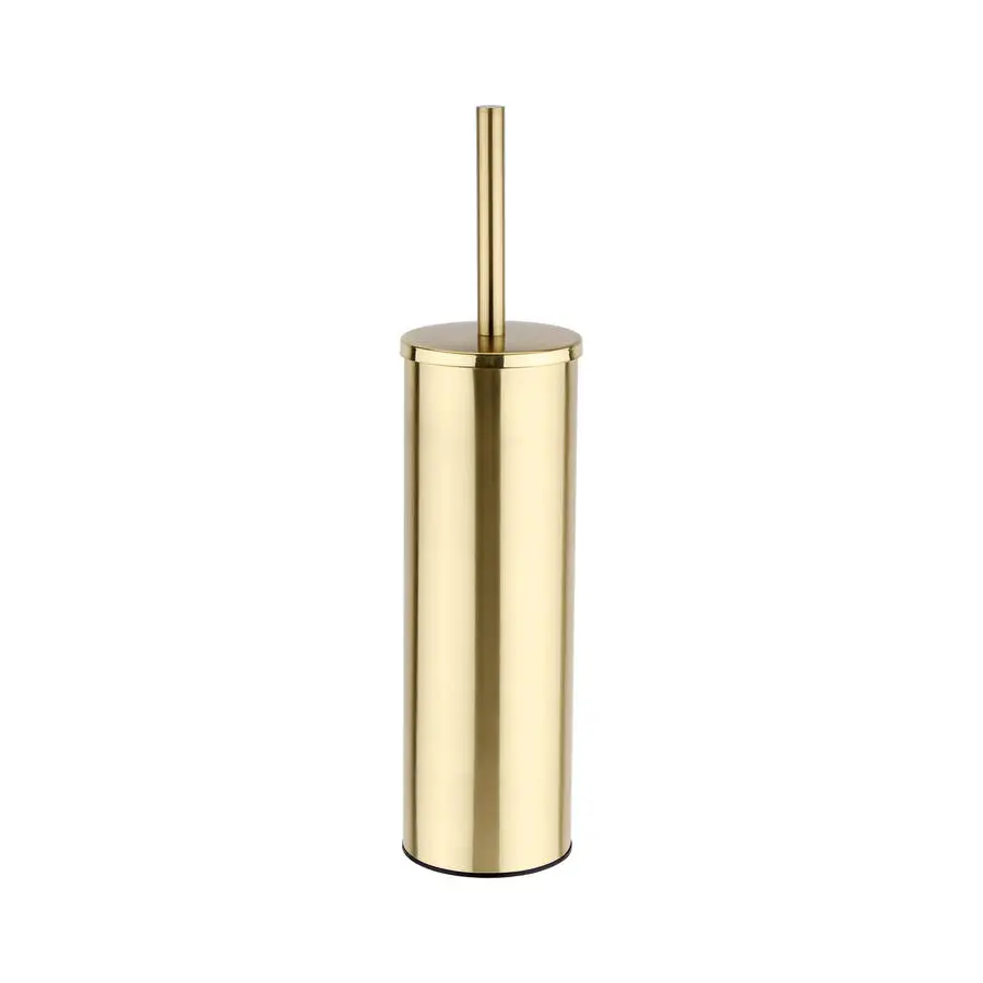 Ottone Brushed Brass wall mounted toilet brush