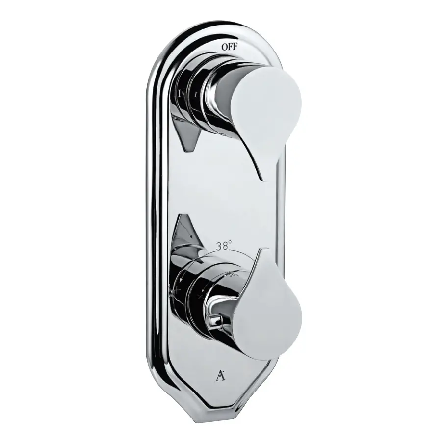 Artize Tiaara Thermostatic shower valve with 2-way outlets