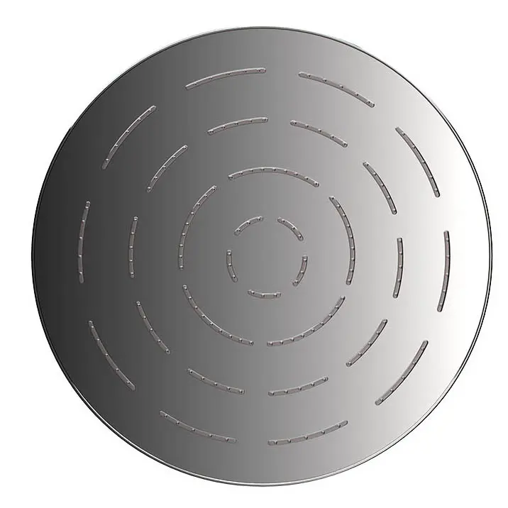 Jaquar Black Chrome Maze Overhead Shower 240mm Round Single Flow