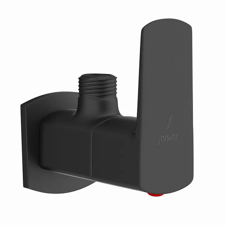 Jaquar Black Matt Kubix Prime Wall Mounted Stop Valve