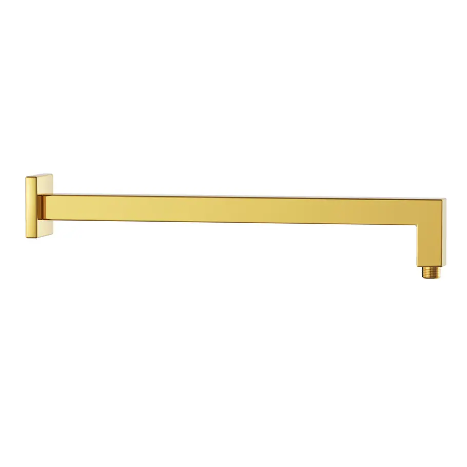 Jaquar Gold Bright PVD Kubix Prime Square Shower Arm (600mm)