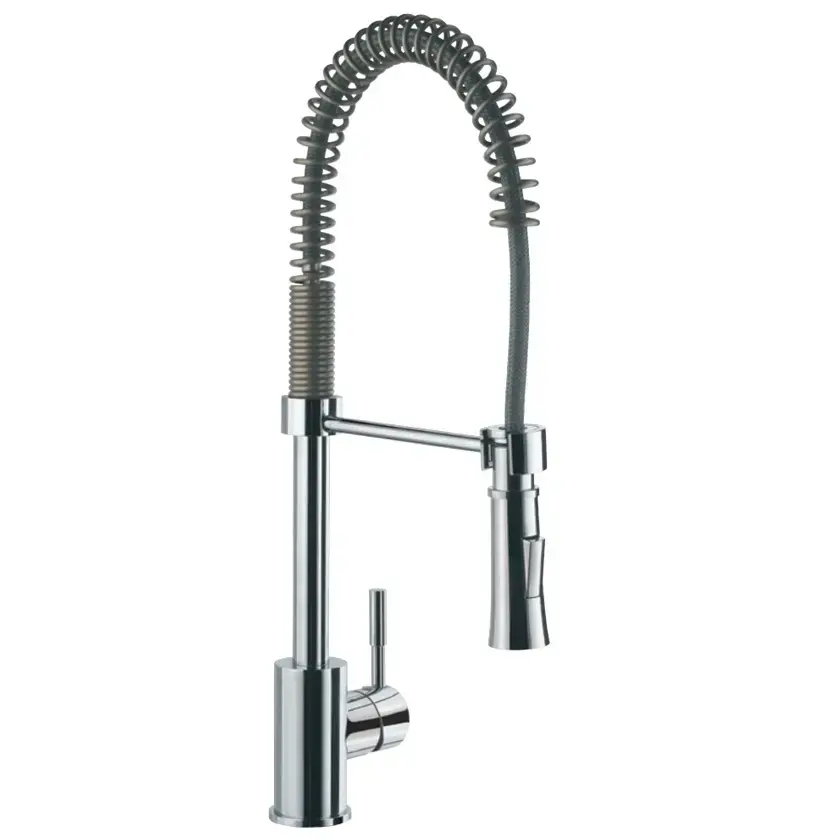 Artize FLO2 Chrome Single Lever Spring Pulldown Sink Mixer with spray