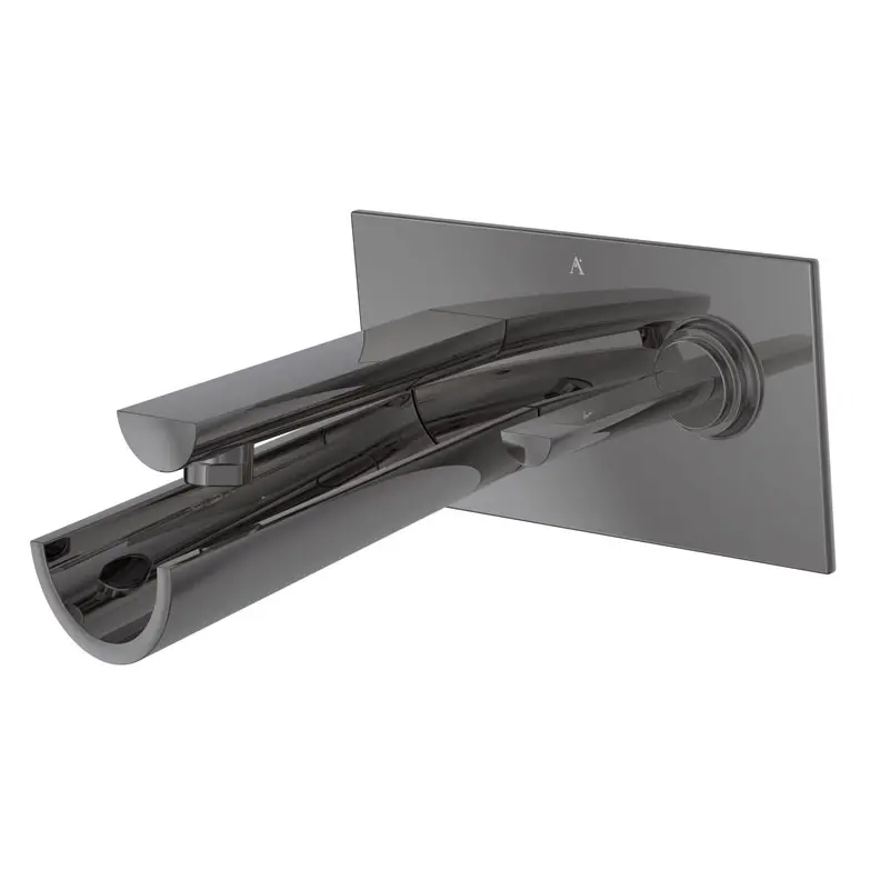 Artize Confluence Black Chrome Joystick in-wall Basin Mixer