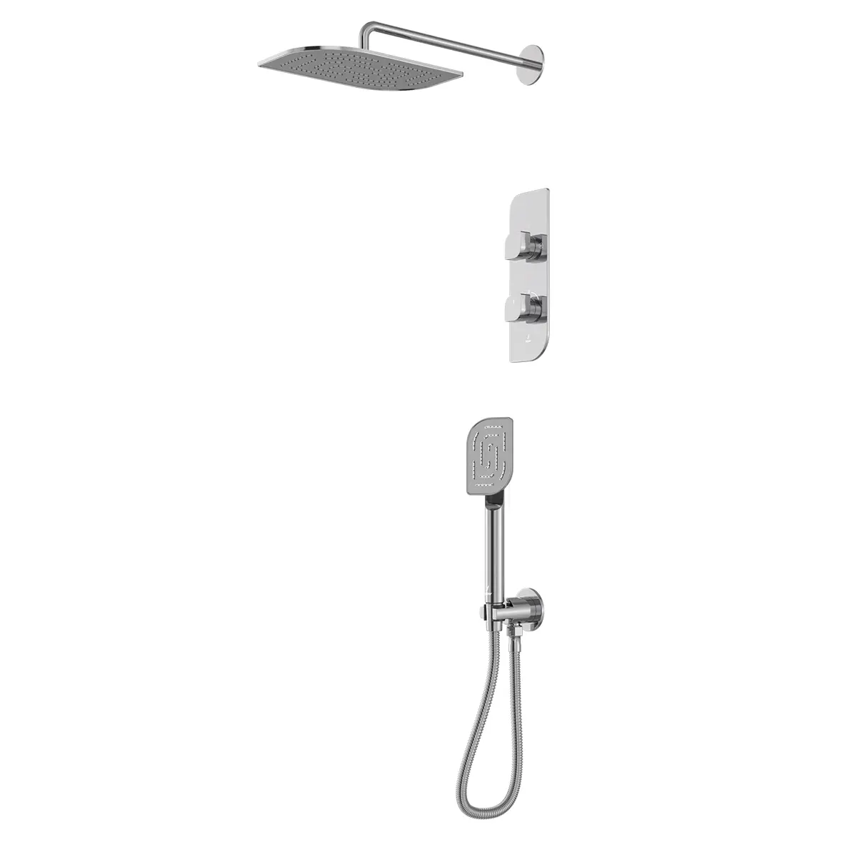 Jaquar Alive Chrome Combo of Aquamax  Thermostatic Shower mixer