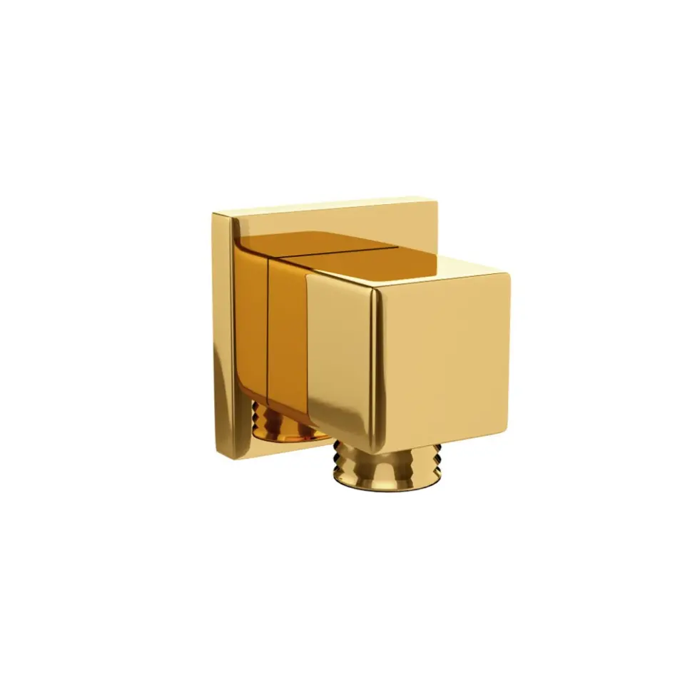 Jaquar Gold Bright PVD Kubix Prime Wall Outlet