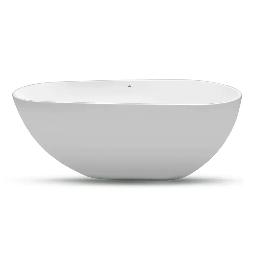Oliv Free Standing Bathtub With Built In Overflow & Pop-Up Waste 1600X750mm