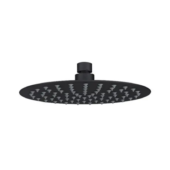 200mm Ceiling Mounted Overhead Shower Black Matt