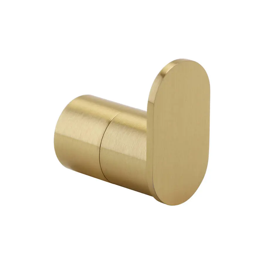 Ottone Brushed Brass Robe Hook