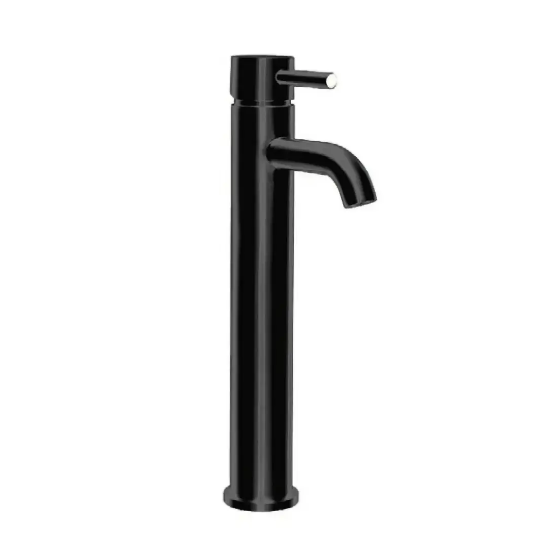 Treviso Single Lever Tall Basin Mixer Black Matt