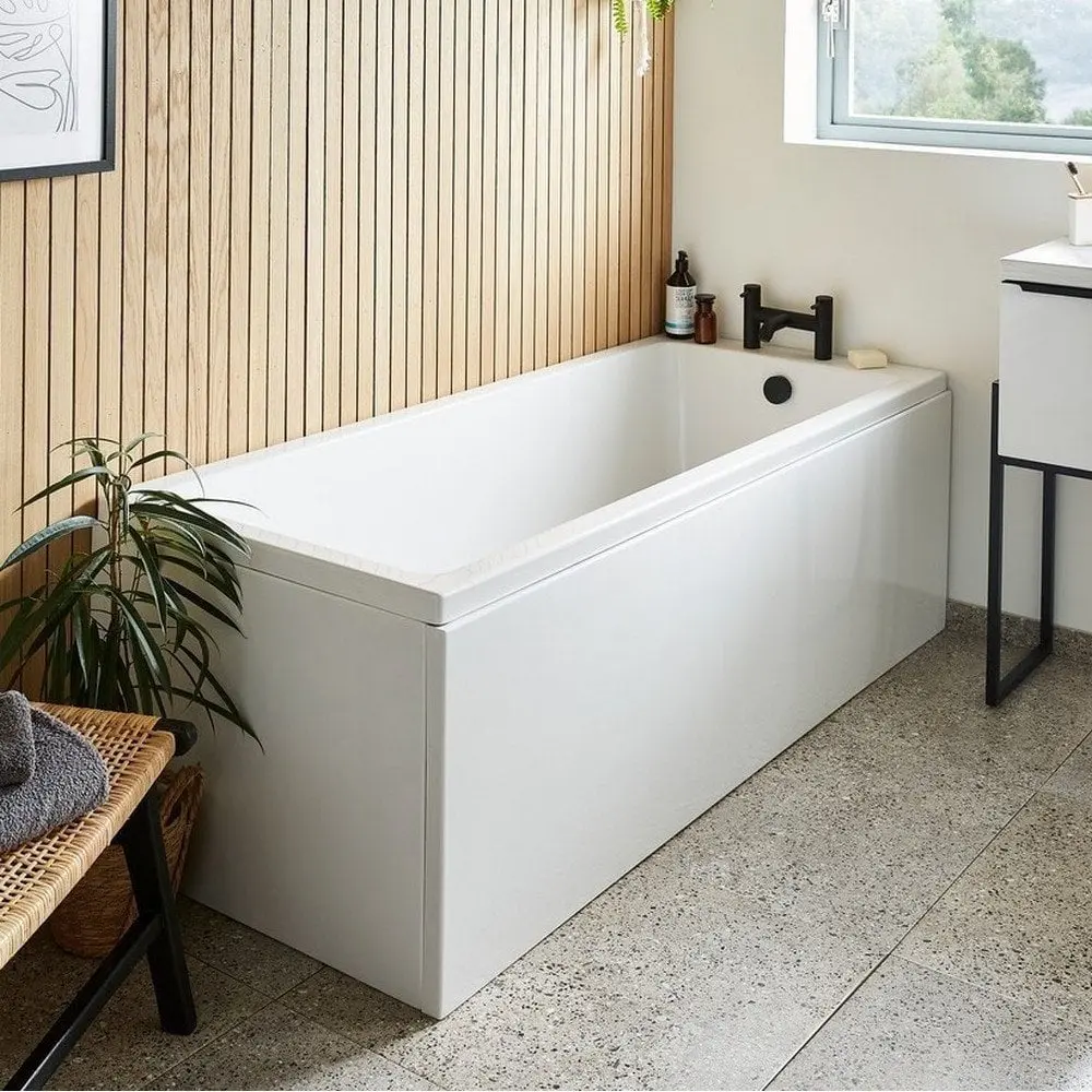 Spirit SE 1600x700mm Bath Single Ended Bath with Legs