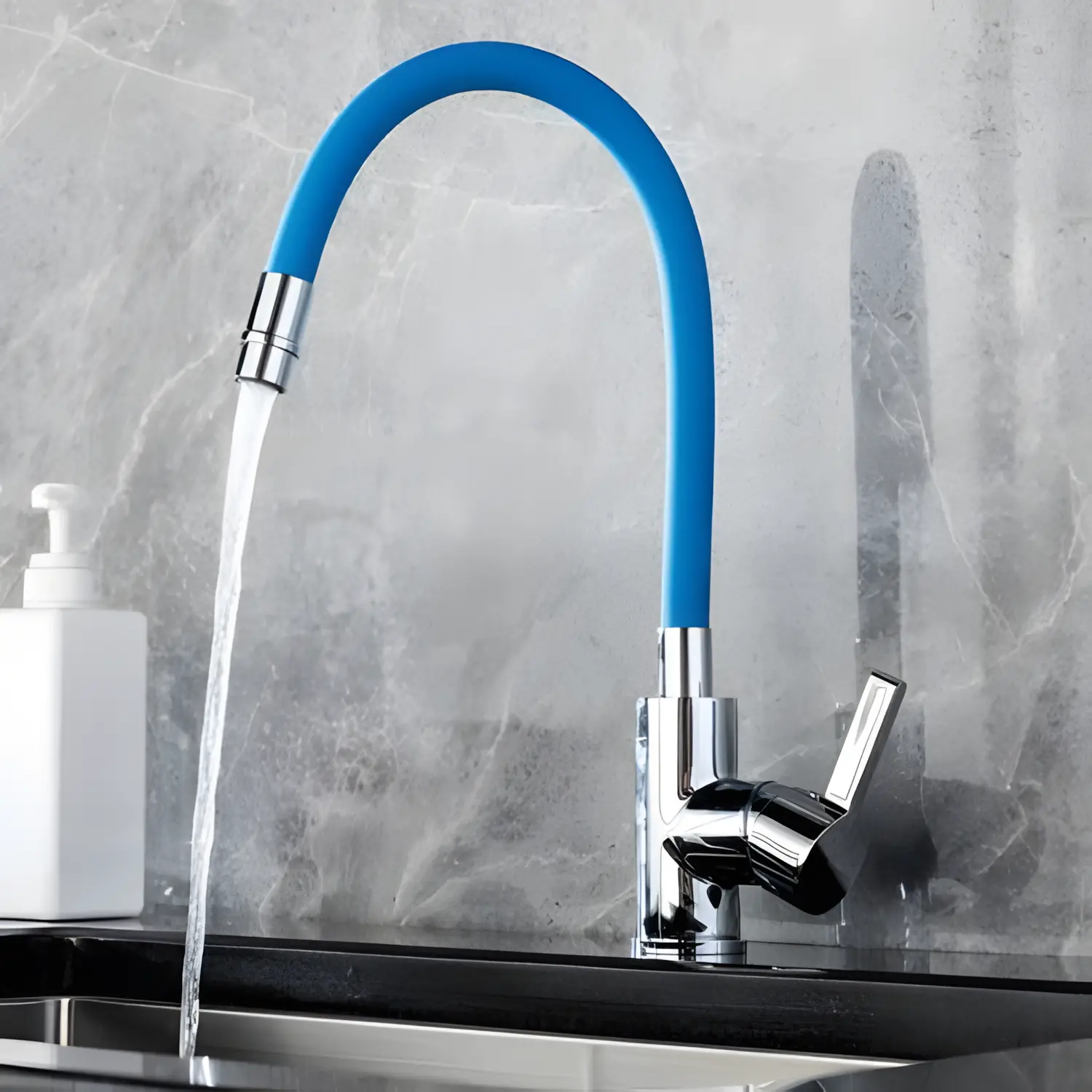 Grace Single Lever Kitchen Mixer- (Blue)