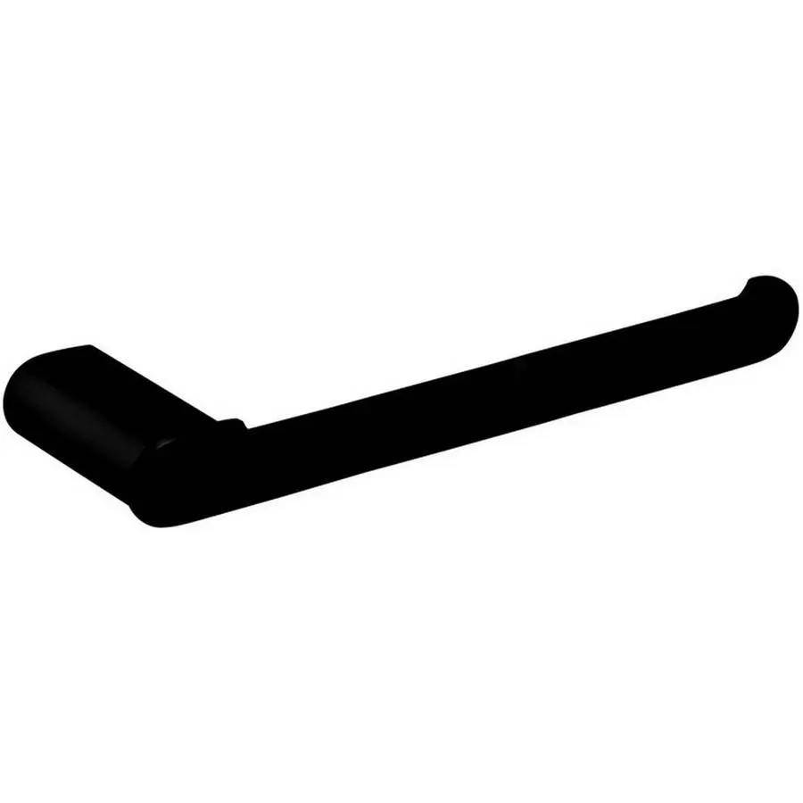 Nero Black Matt Round Towel Rail