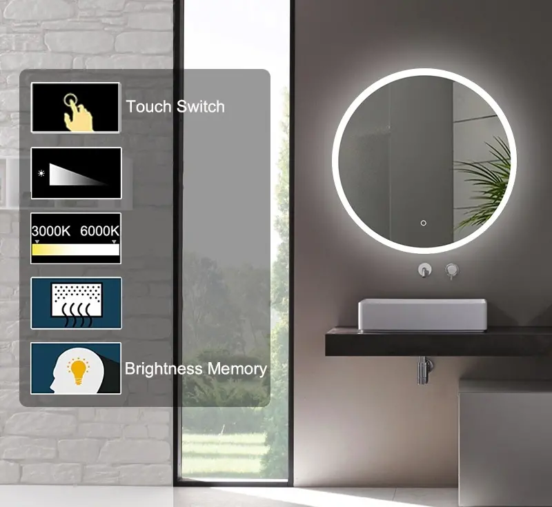 Glaze LED Mirror-500