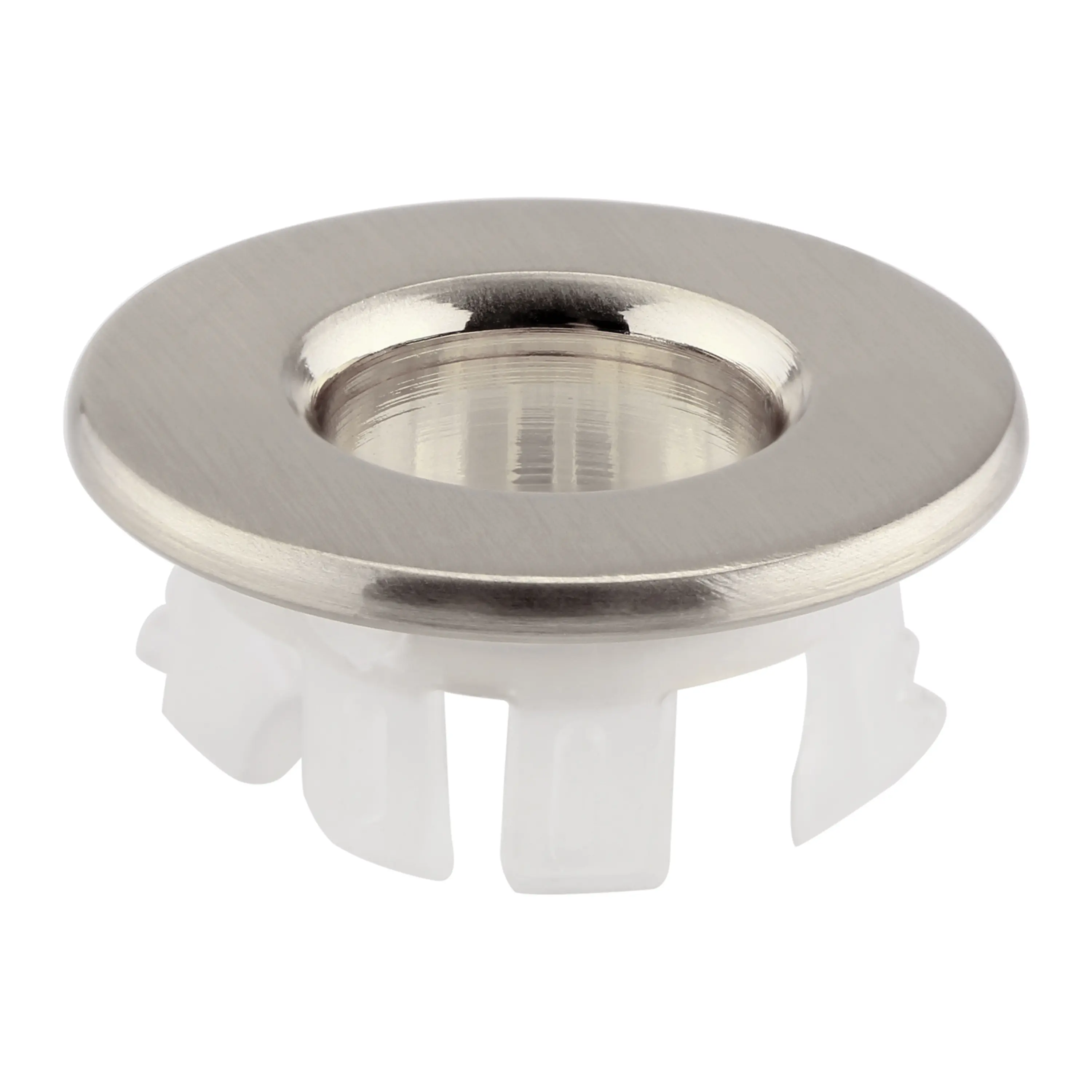 Basin Brushed Nickel Overflow Cover