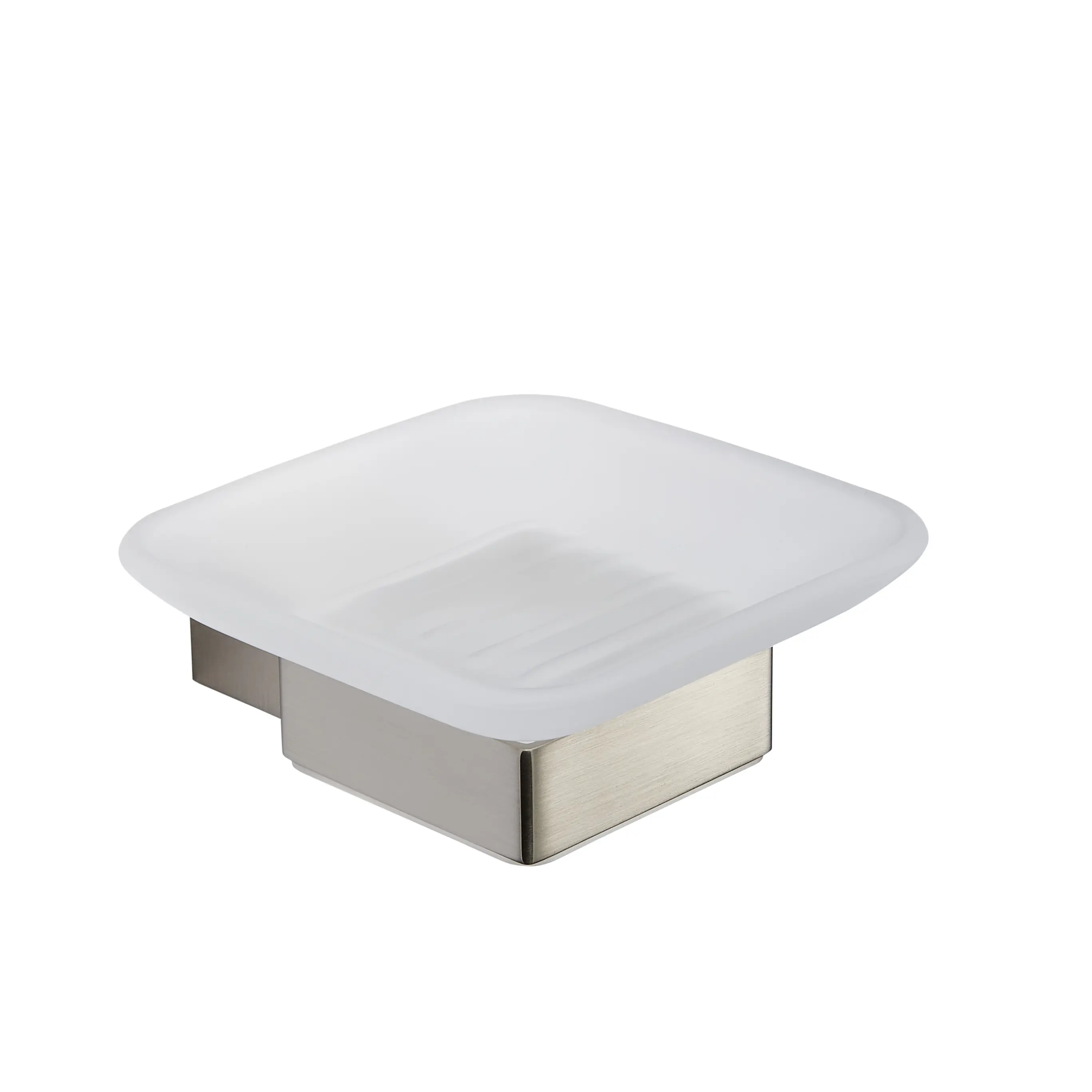 K-Vit Brushed Nickel Premium Soap Dish Holder