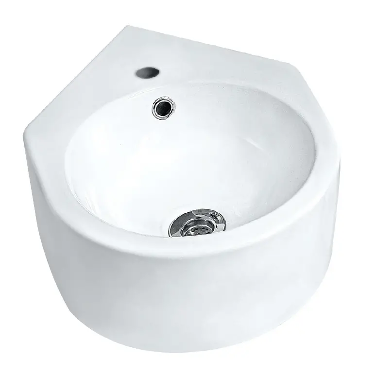 Jaquar Designer White Wall Hung Corner Basin 315x450mm