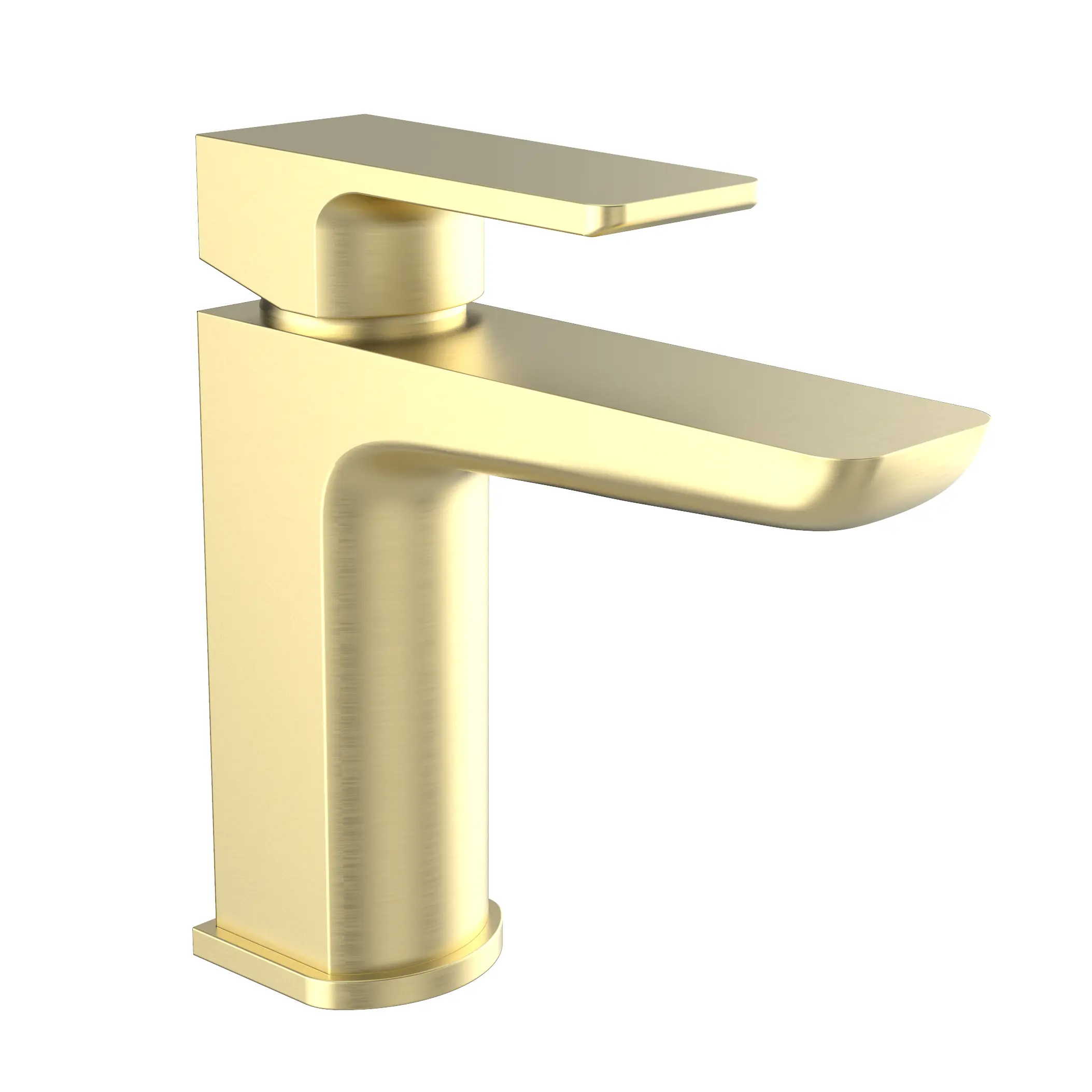 Kolt Mono Brushed Brass Basin Mixer Tap