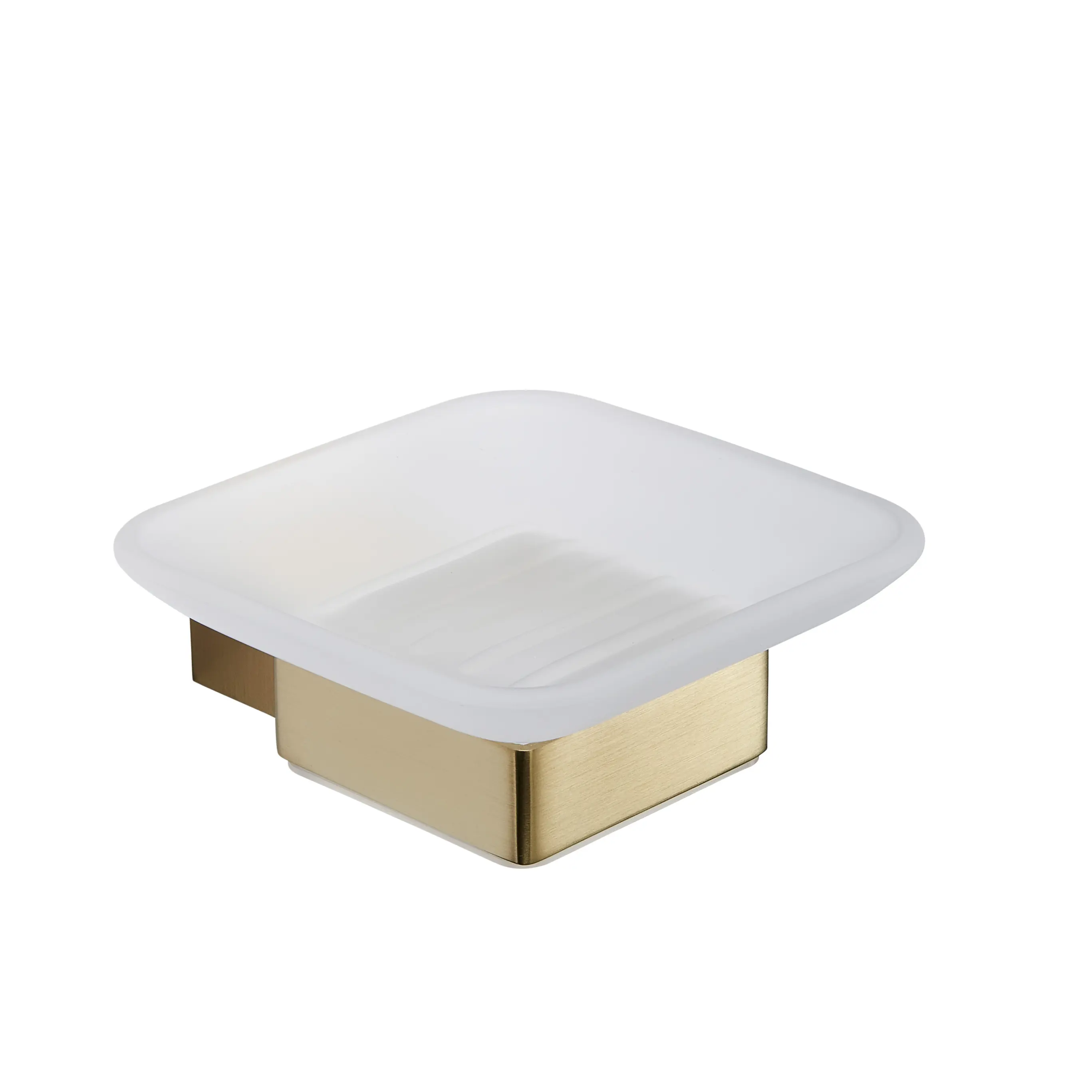K-Vit Brushed Brass Premium Soap Dish Holder