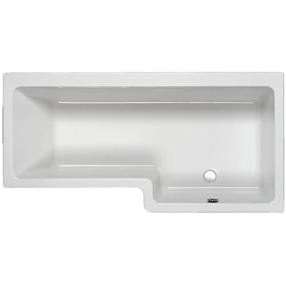 Quantum Carronite Single Ended Right hand Bath with Legs 1500x850mm SE CNITE
