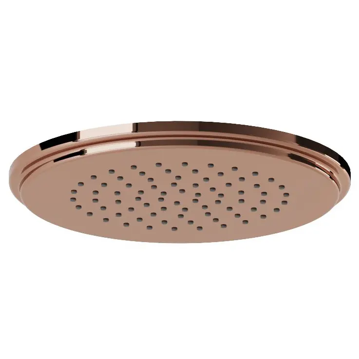 Artize Blush Gold PVD Vic Single Function 300mm Overhead Shower