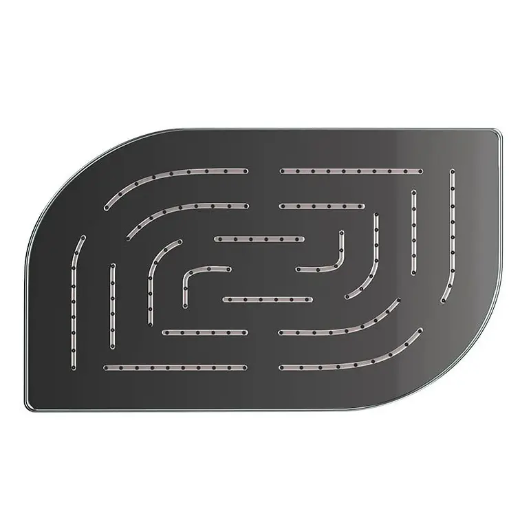 Jaquar Black Chrome Alive Maze Single Function  Showerhead