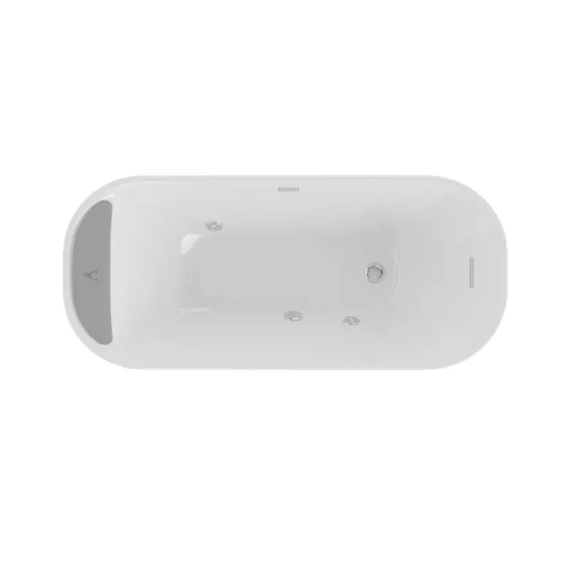 Lexa White Free Standing Oxypool System Bath Tub 1800x800mm