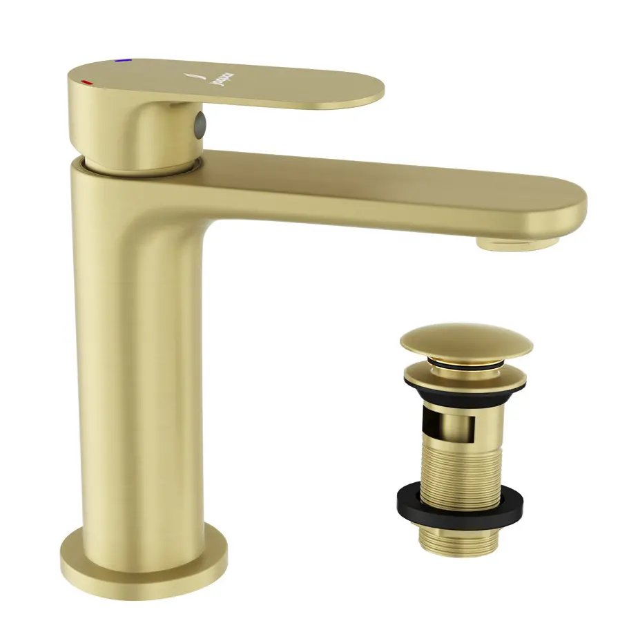 Jaquar Opal Brass Matt Prime Mono Basin Mixer Includes Compatible click clack waste